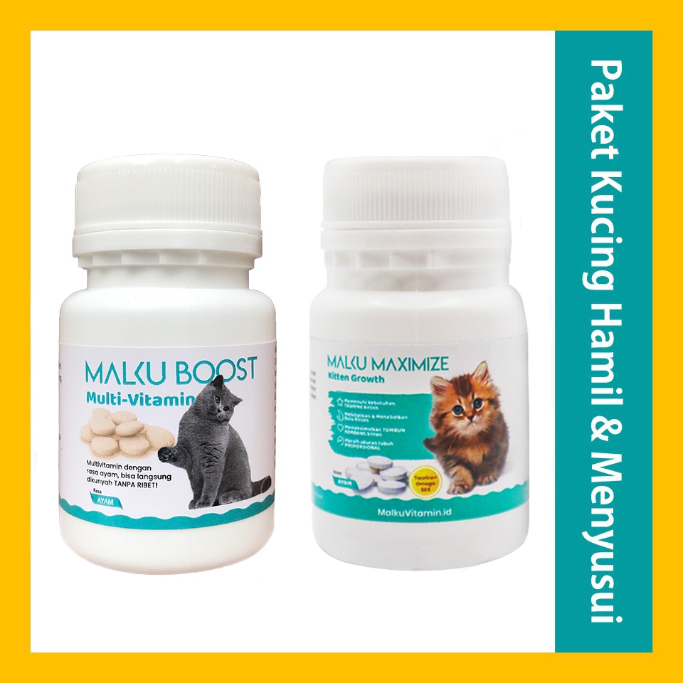 Paket MALKU Kucing Hamil dan Menyusui - MALKU Vitamin