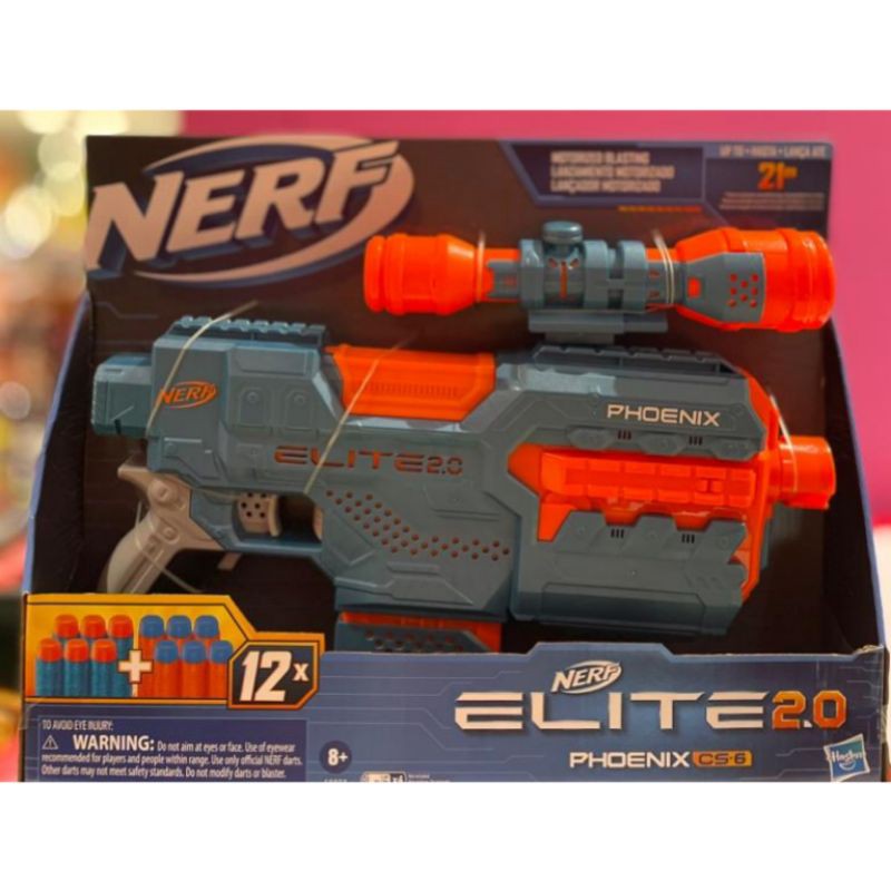 sale mainan: Nerf Elite Phoenix CS-6 Hasbro