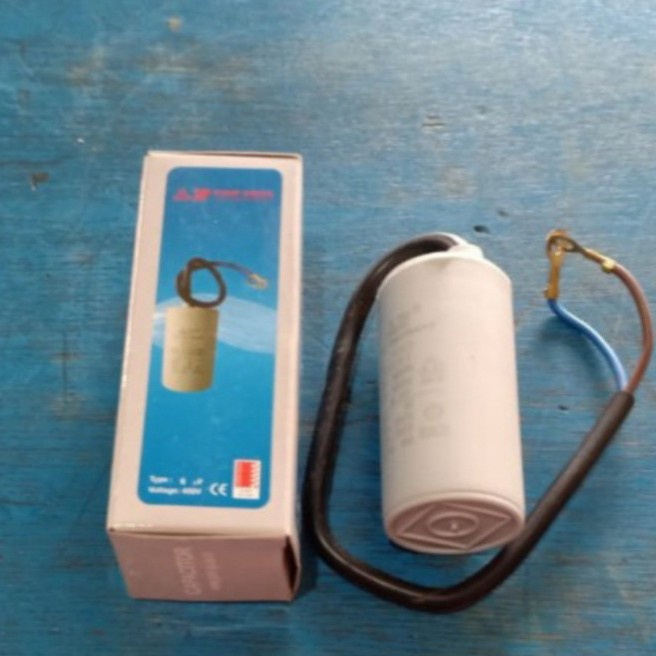 Kapasitor Kabel 6mf 6uF 6 mf uF JP model tabung bulat 12