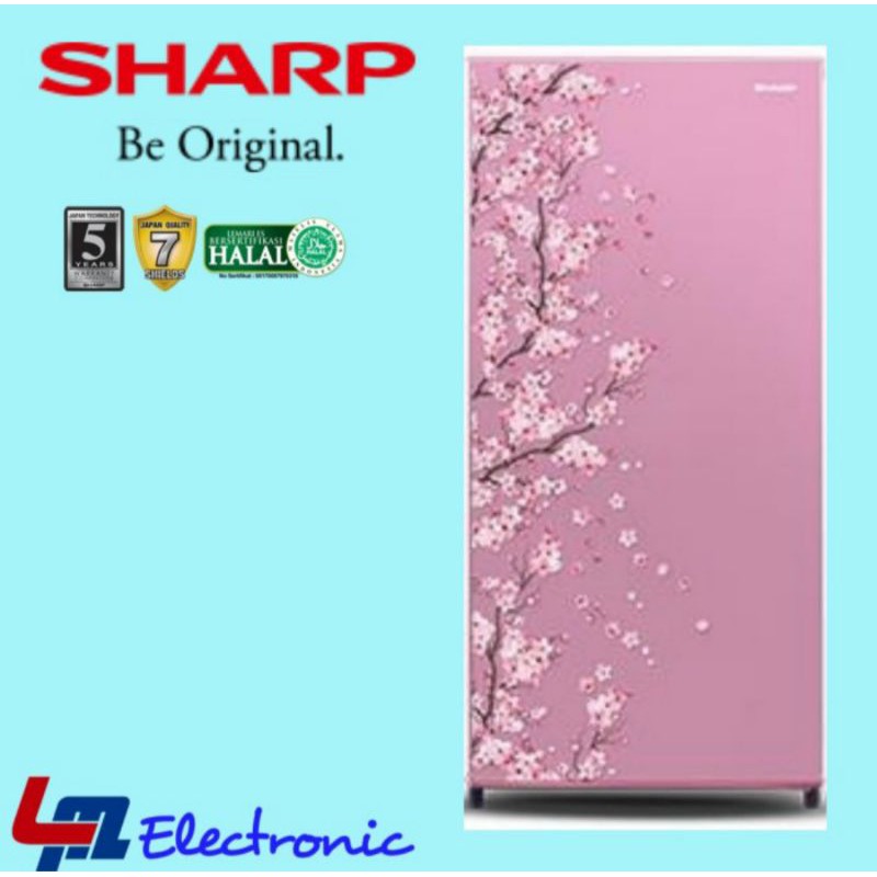 SHARP Kulkas 1 pintu Kirei III Series SJN182DSP / SJ N182D SP