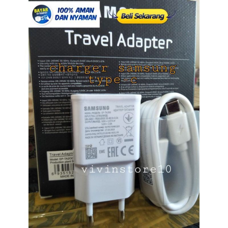 charger samsung type-c samsung A20/A30/A50/S10 casan samsung S10/A20 charger samsung A52/A72 casan t