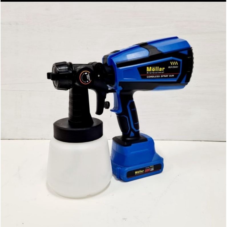 mollar CSG451 electric cordless spray gun semprotan cat baterai 20v csg 451