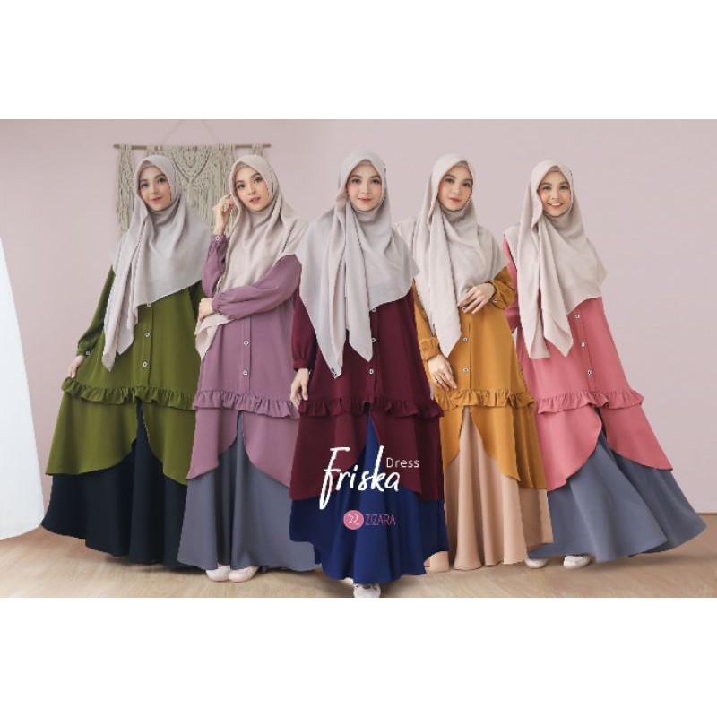 Gamis Zizara || Friska dress