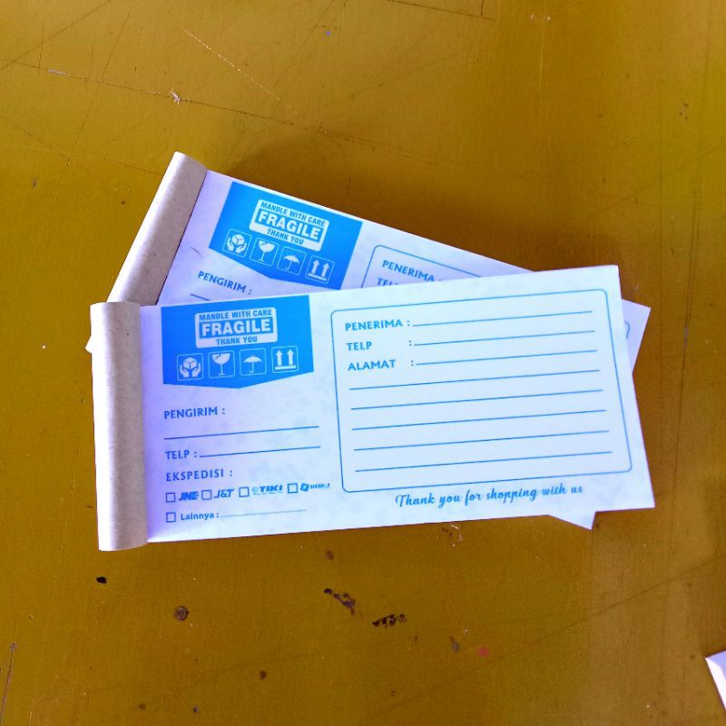 

label pengiriman online shop/Label online shop murah
