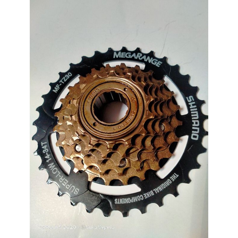 FREEWHEEL GIR SHIMANO MEGARANGE  MF TZ 30 6 SPEED