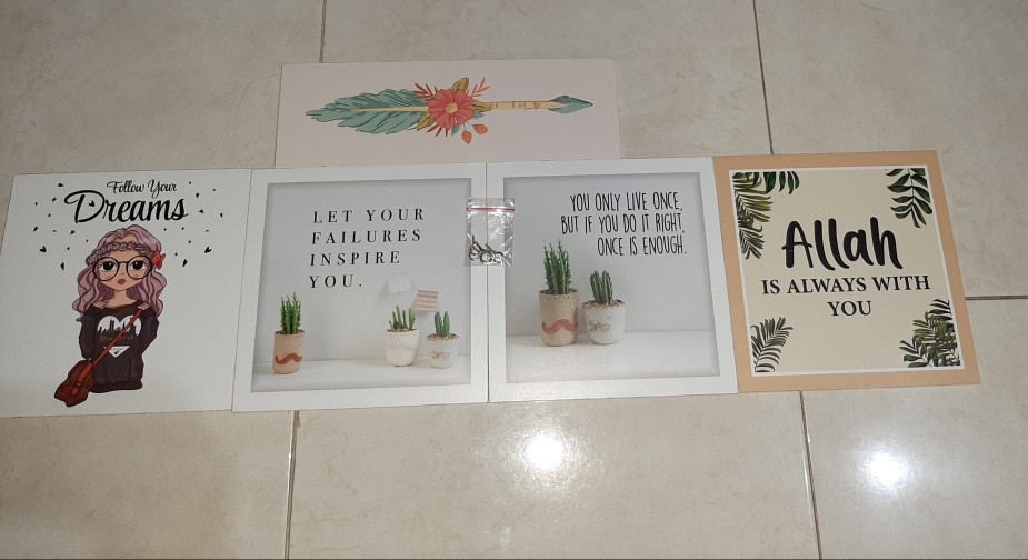 Wooden Projects Pajangan Dinding Rumah Hiasan Dekorasi Kamar Wall Decor Vector Girl Quote - Grw