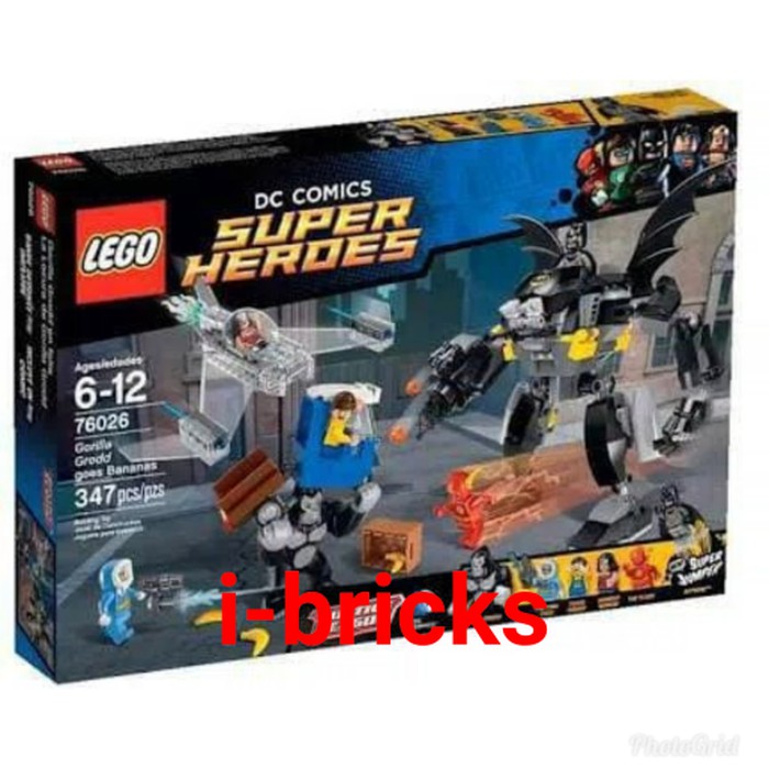 Dijual  lego 76026 superheroes Gorilla grodd goes bananas  Limited