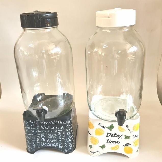 Dispenser Herevin Juice Dispenser Kaca Bulat 5 Liter