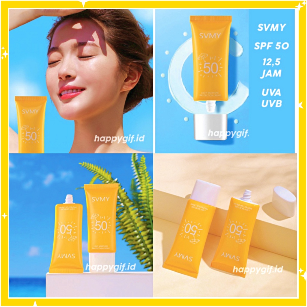 SVMY SPF 50 Sun Block Sun Screen Wajah Sunblock Tahan 12,5 Jam PA+++ LA174 3091