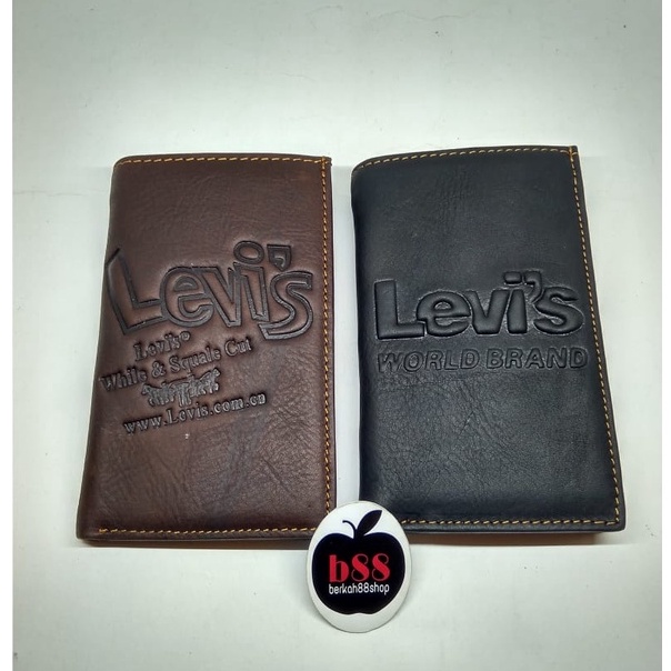 Dompet Pria Lipat 3/4 Kulit Asli Men Wallet