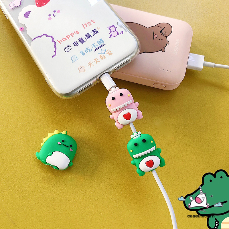 Pelindung Kabel Data / Charger Usb Bentuk Kartun Lucu