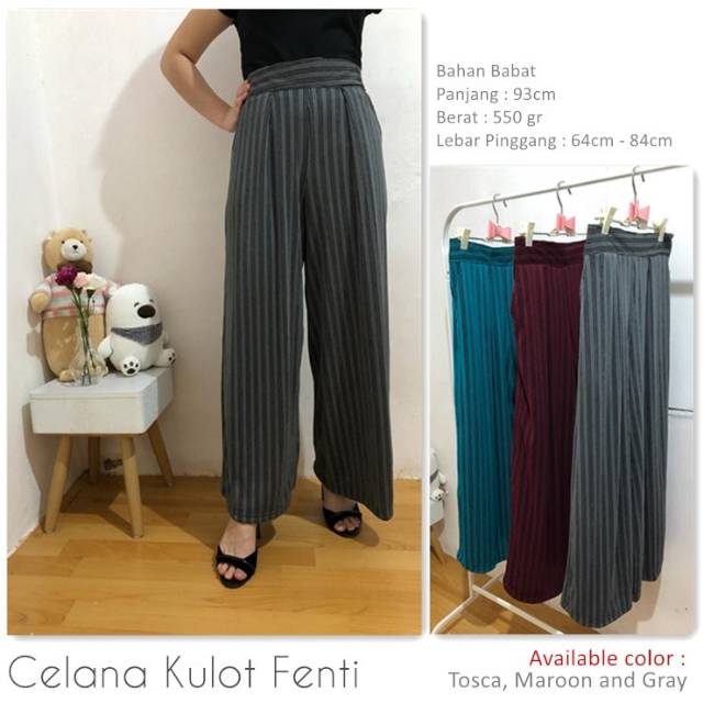 Celana kulot fenti