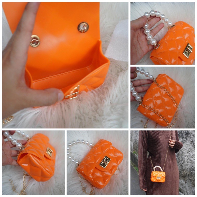 Selempang JELLY KLASIK MINI IMPORT kode-538 (free paper bag) uk.12x10