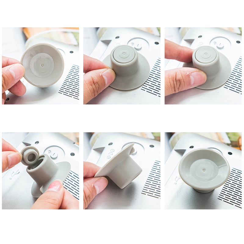 4pcs / set Stand Pad Pendingin Thermal Dengan Suction Cup Untuk Laptop / Notebook