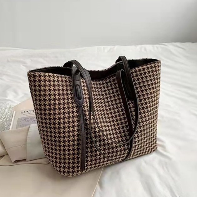 L5737 Tote Bag Tas Bahu Wanita Elegan Shoulderbag Import Tas Batam Big Size Kapasitas Besar Tas Fash