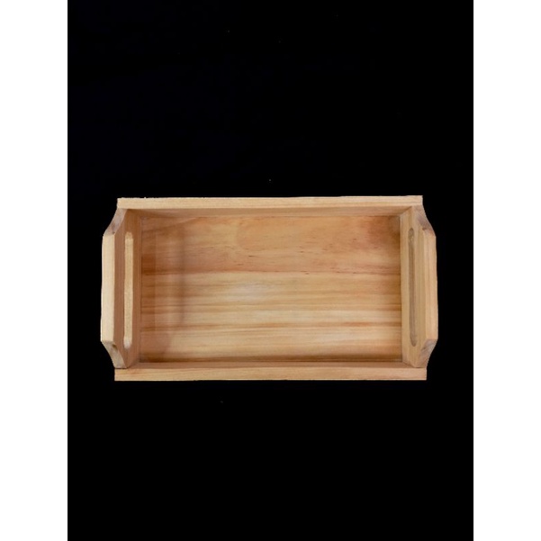 nampan kayu jati belanda/nampan aesthetic/nampan rustic/nampan kayu tray/aesthetic tray kayu/baki/MM