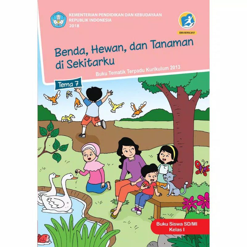 PAKET BUKU TEMATIK KELAS 1 SD TEMA 5 6 7 8 KURIKULUM 2013 REVISI KEMENDIKBUD