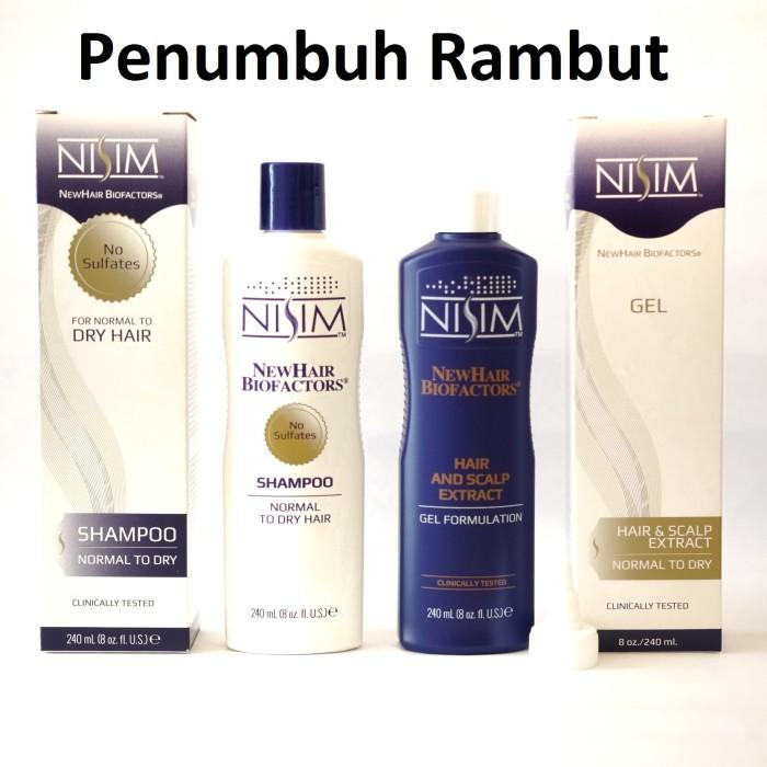 Hair Tonic Shampoo Nisim Biofactors + Hair Tonic Nisim Biofactors Normal Kering