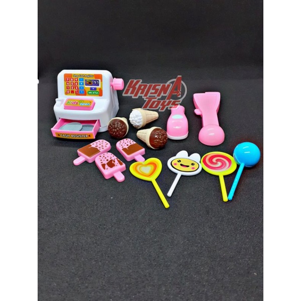 MAINAN ANAK KASIR ES KRIM/KITCHEN SET/CASIER ICE CREAM SET