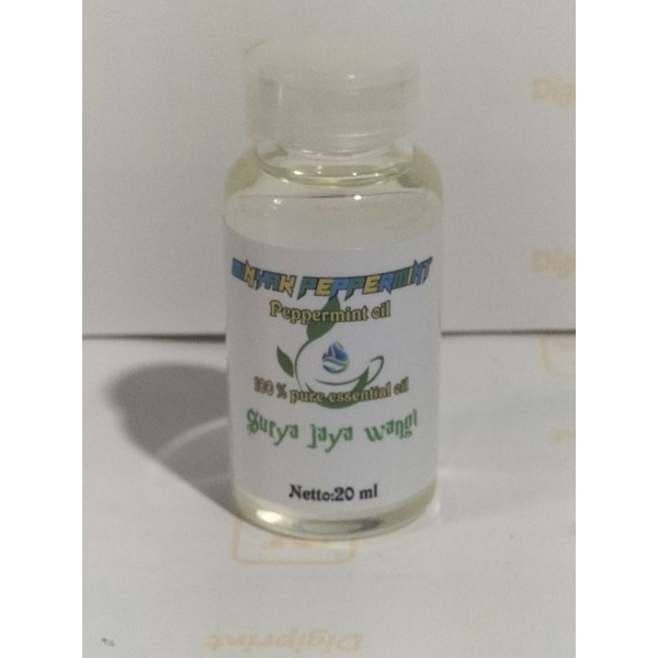 PEPPERMINT OIL 100% PURE ESSENTIAL OIL KEMASAN 100 ML