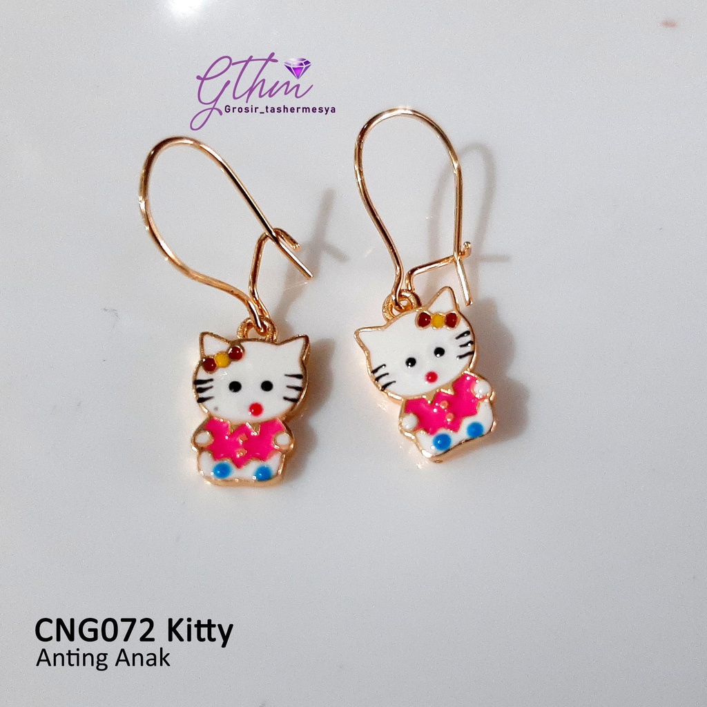 Anting Anak Kitty Anti Karat Anti Alergi Perhiasan Import Premium cocok untuk anak-anak dan remaja ana072