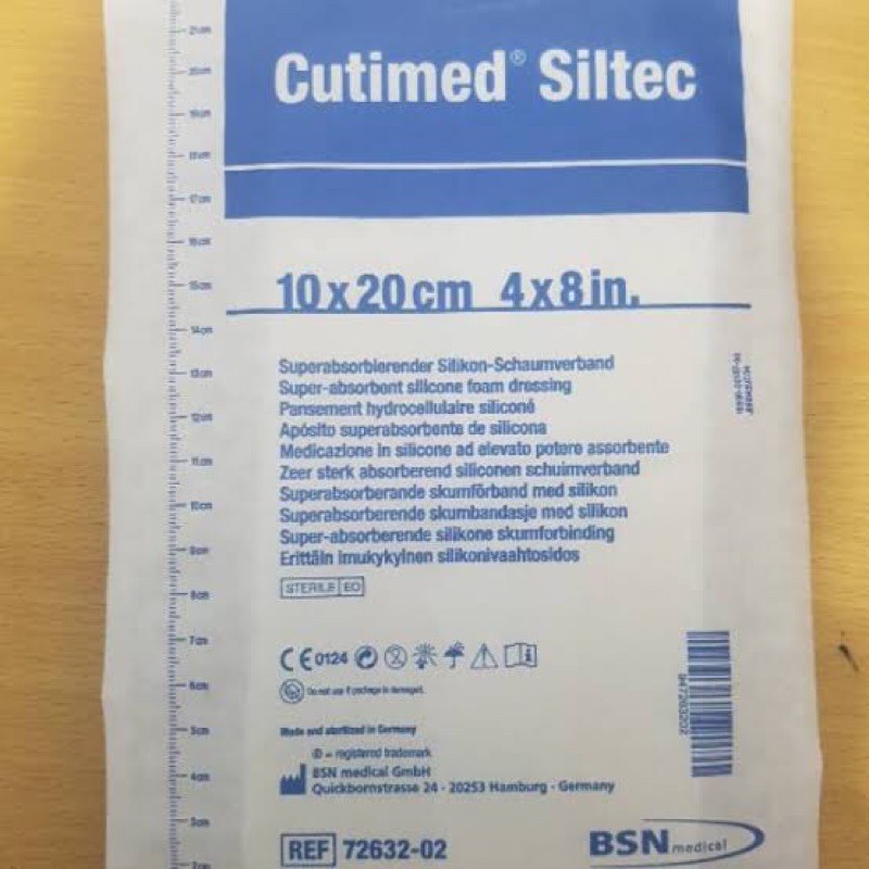 Cutimed siltec 10x20