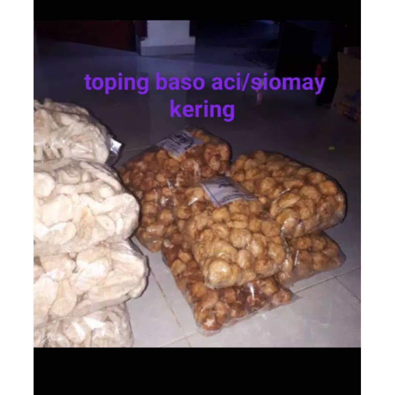 

siomay kering besar