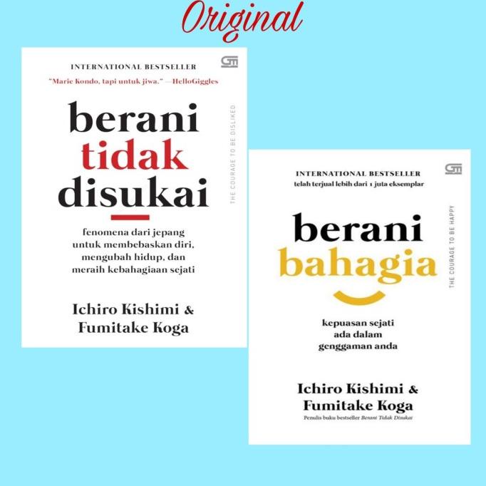 

[[COD]] Buku Berani Tidak Disukai & Berani Bahagia By Ichiro Kishimi STOK TERBATAS Kode 1157