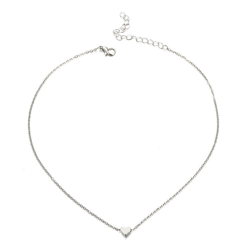 Simple new sweet wild simple love clavicle chain