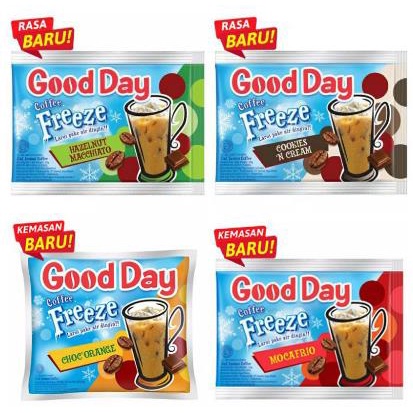 * NCC * Good Day Kopi Instant Coffee 3in1 Original Chococinoo Caribean Nut GoodDay - Kemasan Sachet