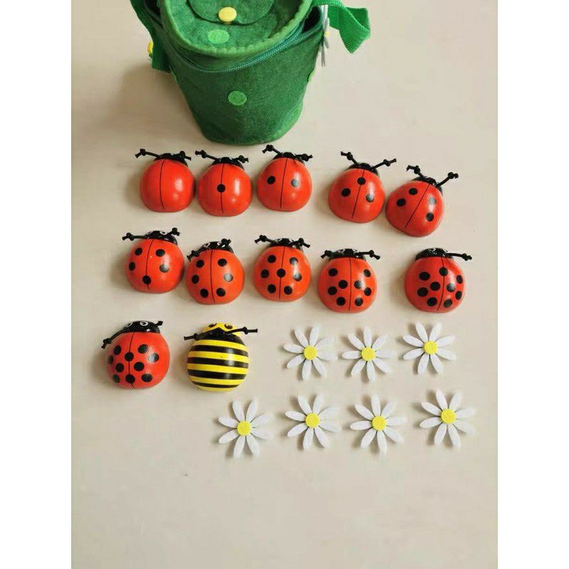 counting ladybug toys mainan berhitung anak