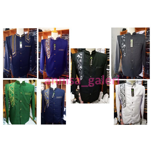 Jas Koko Tasik Anak Muda Gaul Motif Sorban Batik
