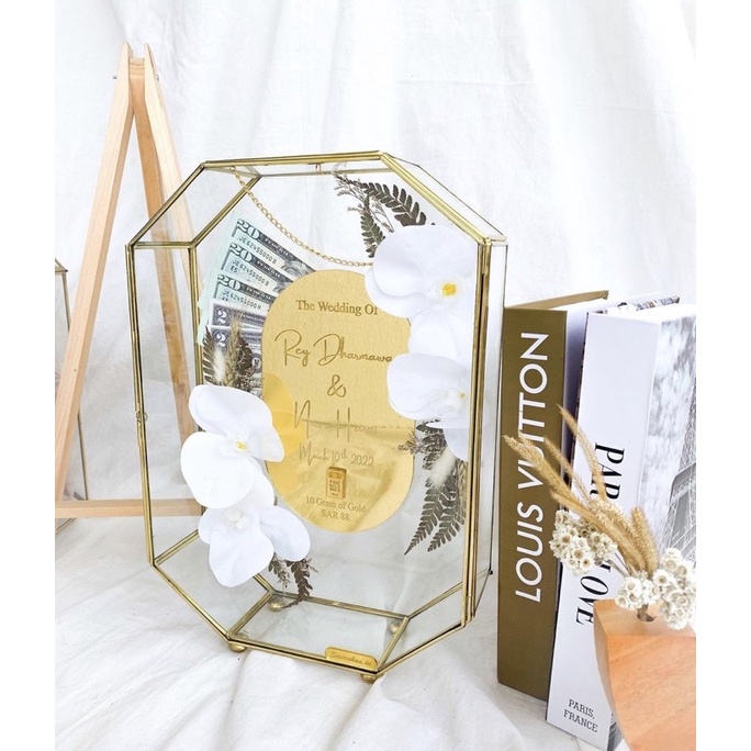 Mahar Neseria Mahar akrilik mahar gold akrilik mirror mahar terarium kaca