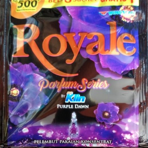 SO KLIN PEWANGI ROYALE RENCENG 13ML ISI 12 'SACHET - PURPLE DAWN