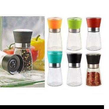 Manual Glass Pepper Grinder - Gilingan Lada Merica