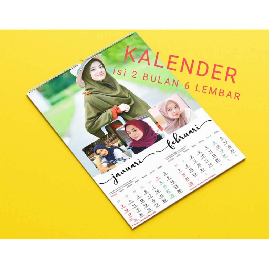 

Kalender custom foto free desain