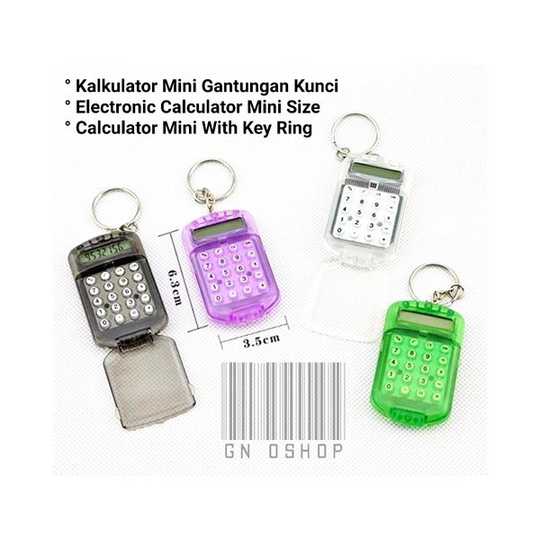 

Kalkulator Mini Gantungan Kunci - Electronic Calculator Mini Size - Calculator Mini With Key Ring