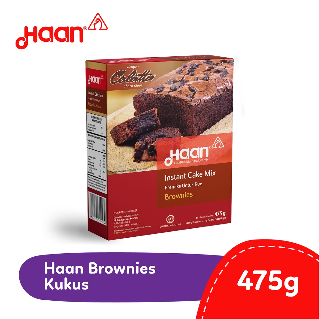 

HAAN Brownies Kukus 475 Gram