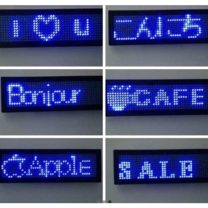 

Office & Stationery | Document Organizer | Led Running Text Display Nme Tag - Bisa Request Custom Tulisan | Best Seller