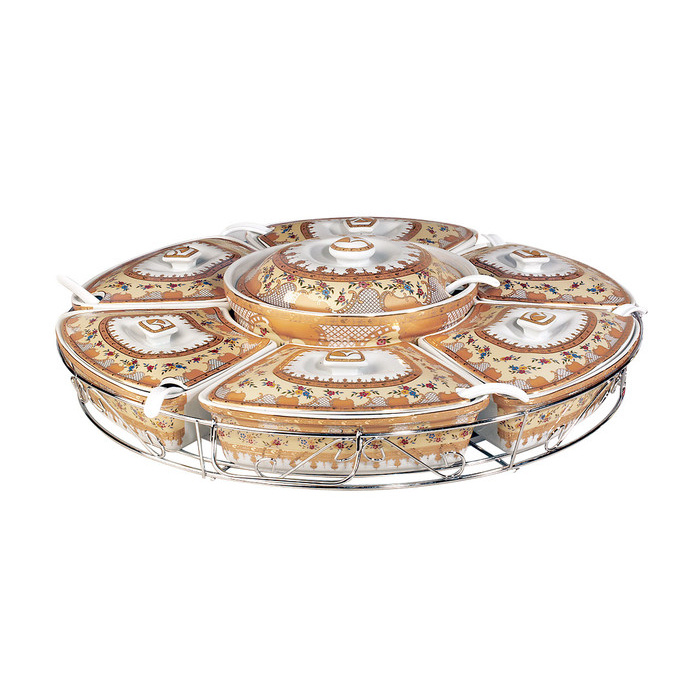 PROMO SPESIAL - PRASMANAN SET BESAR JUMBO VICENZA ORIGINAL ASLI B412 RUANG MAKAN WADAH - GARDENIA