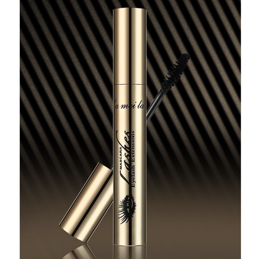 LAMEILA Maskara Gold Silver Black Carbon Formula Slender Curling Mascara LA103 759