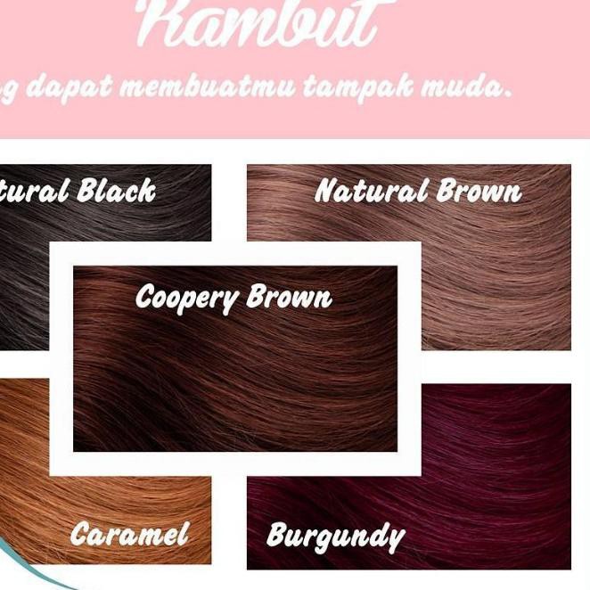 SALE (pia-655) NYU HAIR COLOR | Semir Rambut Bleaching / Blue Black / Coppery / Natural Brown