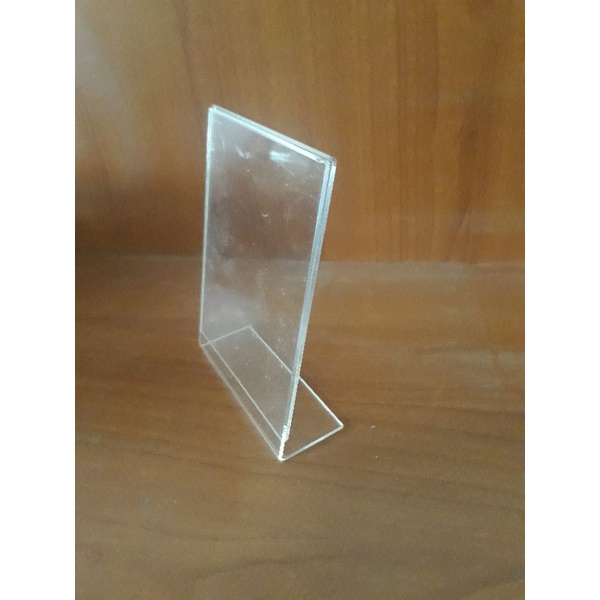 

akrilik stand A5 satu sisi vertical/potret