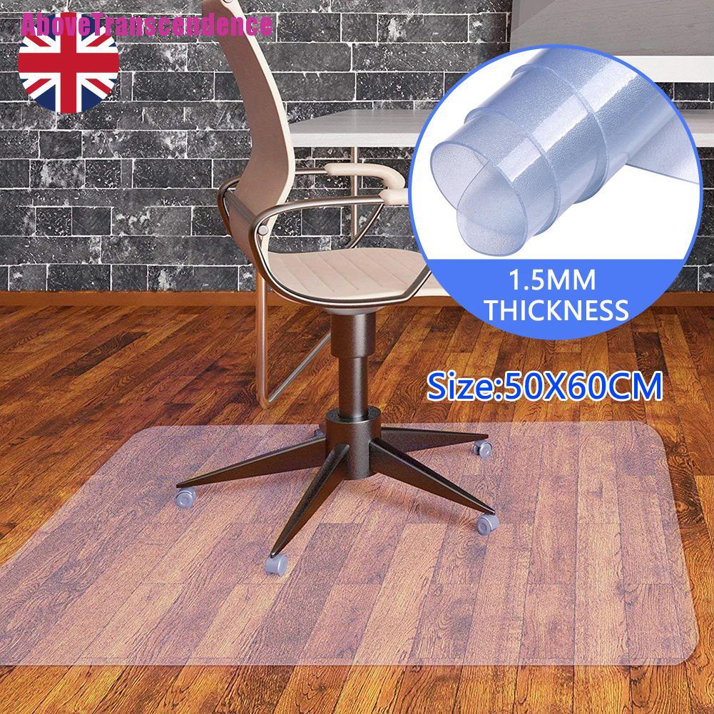 Above Plastic Clear Non Slip Office Chair Desk Mat Floor Computer Carpet Protector Pvc Shopee Indonesia