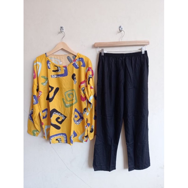 BABYDOLL MUSLIM PANJANG / BABYDOLL RAYON WANITA DEWASA