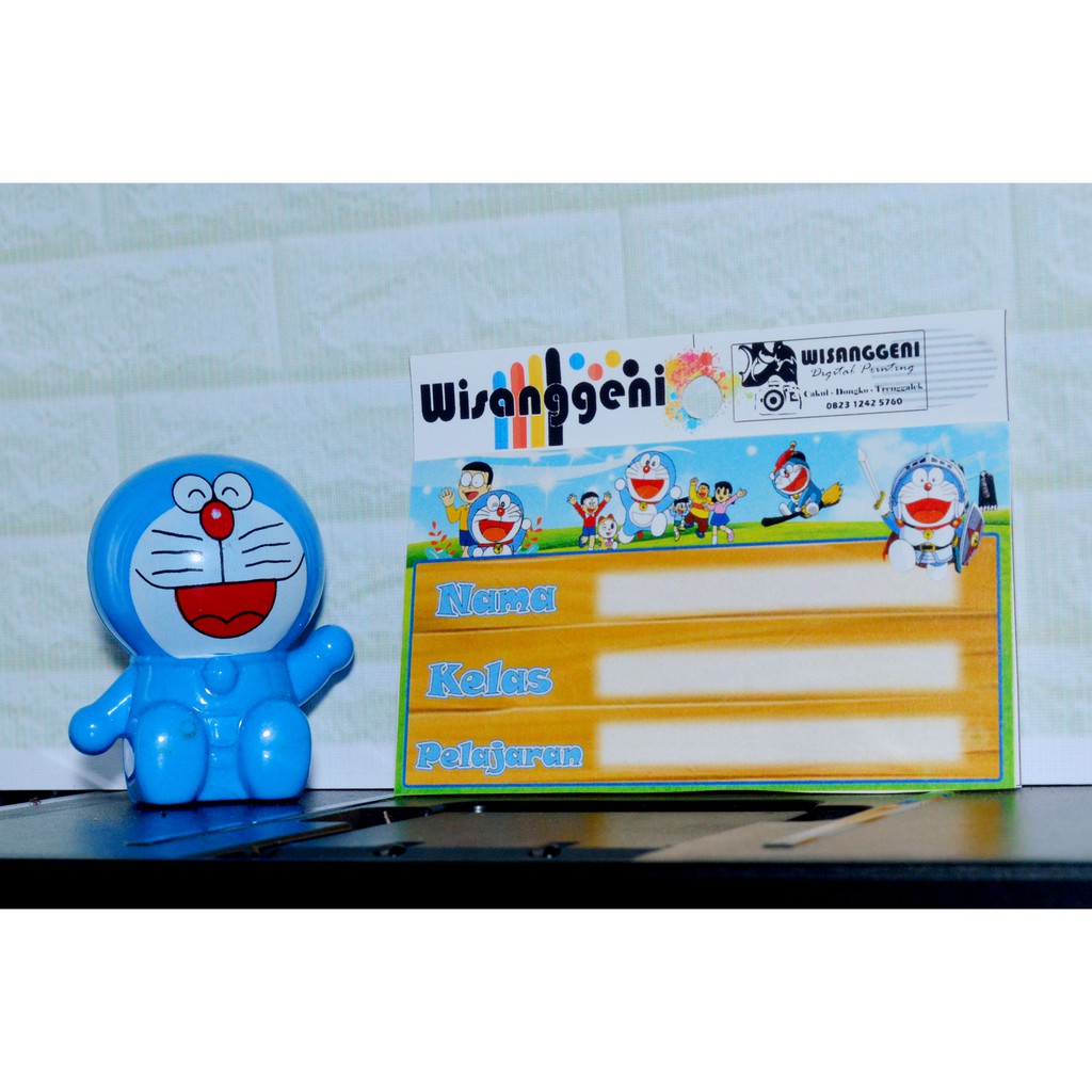 

STICKER BUKU PELAJARAN label buku pelajaran karakter doraemon