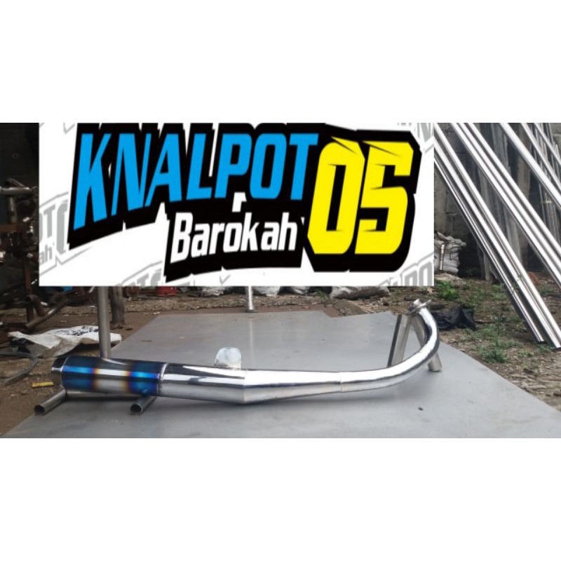 Knalpot Standar racing RX KING modifikasi,