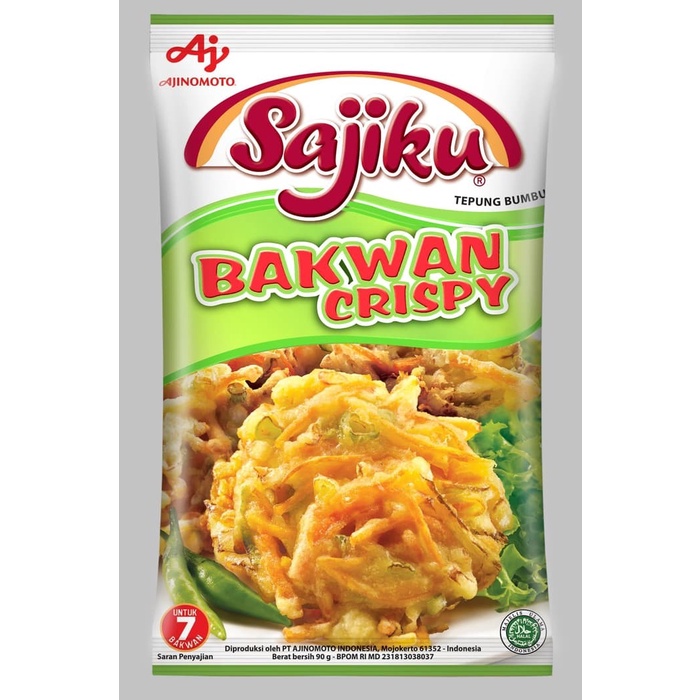 Tepung Bumbu Bakwan Chrispy Sajiku Kemasan 90 gram