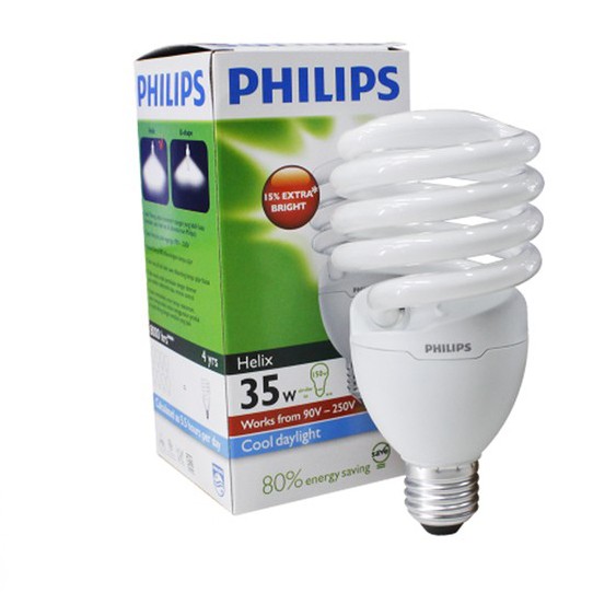 LAMPU PHILIPS TORNADO HELIX 35W 35 WATT PUTIH