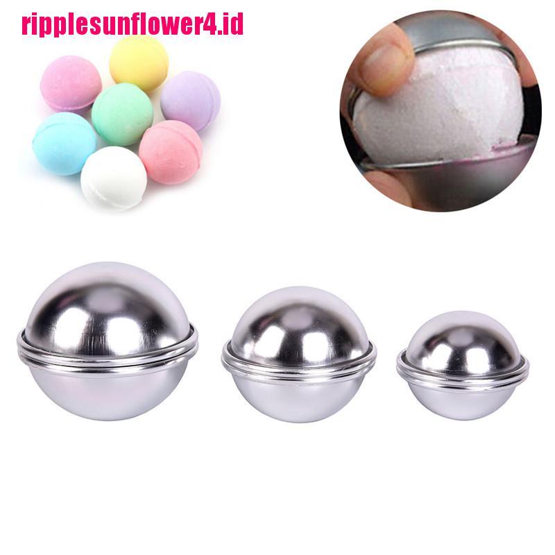 6pcs / set 3pcs Cetakan Bath Bomb Bahan Aluminum Alloy